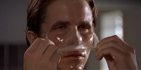 patrick bateman face mask.